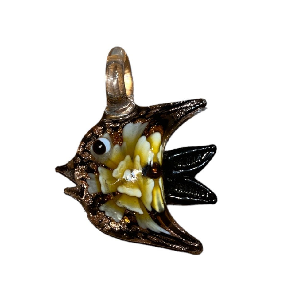 Glass Fish Necklace Pendant